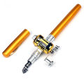 Outdoor Stream Portable Pocket Telescopic Mini Fishing Rod Pole With Reel Wheel Creek. 