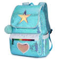Cartoon laser glitter backpack, Korean version fashionable children's bag, versatile student backpack. 