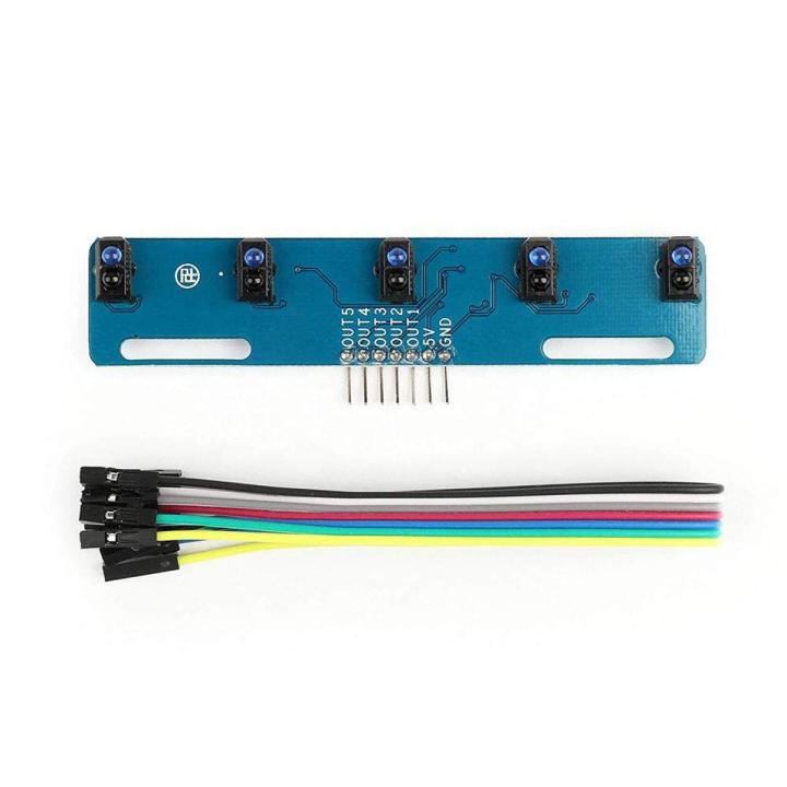 IR Sensor 5 Array with Obstacle and Bump Sensor