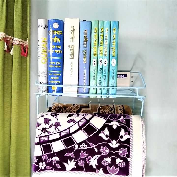 Iron made  Jainamaz stand/  wall Hanger To keep books and   Jainamaz  14'' inch. Specially made for Home and office.