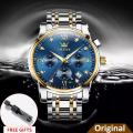 OLEVS 2858 European and American fashion waterproof Men's Quartz Watch. 