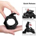 25/50mm Quick Release Barbell Clamps Spin Lock Barbell Collar Weight Bar Clips For Weightlifting And Strength Training Equipment. 