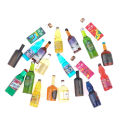 20Pcs 1:12 1:6 Dollhouse Miniature Drink Bottles Model Dolls Kitchen Accessories Huiye.