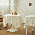 Tablecloth, vintage lace, white light luxury coffee table, bedside TV cabinet, dust cover, cloth, long square, refrigerator, book wholesale. 