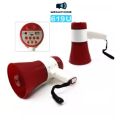Megaphone 619U Hand Mike Handheld Lithium Battery with built-in siren. 