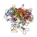 50 pcs/box Mixed Color Safety Pins Calabash Gourd Shape Safety Pin Markers Pins Craft Sewing Knitting Stitch Holder Accessories.