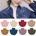 Breathable collar Fashionable Collar cover False turtleneck Women's accessory High-necked Stretchable Modal collar for Casual. 