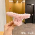 Furry Hair Clip Accessories Hair Catch Clamp Girl New 2023. 