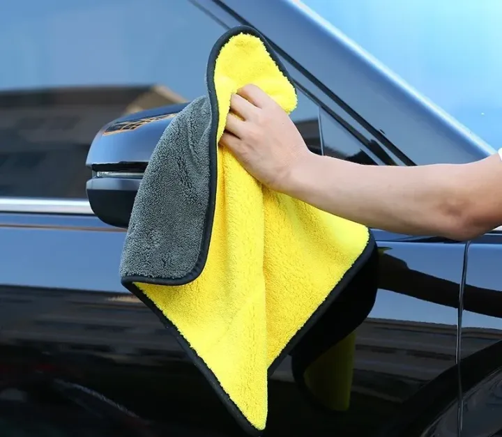 30X30%20cm%20Car%20Bike%20Wash%20Double%20Layer%20Ultra%20Soft%20Scratch%20Proof%20Microfiber%20Towel%20-%20Image%206