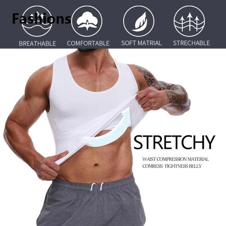 Fashions%20Mens%20Slimming%20Body%20Shaper%20Compression%20Tank%20Top%20Undershirt%20Shapewear%20Flat%20Belly%20Fitness%20Workout%20Shirts%20Abdomen%20Slim%20Vest%20-%20Image%203