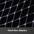 Double Line Fishing Woven Net Fishing Tool Fishing Net Single Wire Dense Eye Fishing Head Woven Net Bag Accessories 53/60/95cm. 