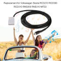 Car AUX Audio Cable Shielded Wire Female Jack Replacement for Volkswagen Skoda RCD210 RCD300 RCD310 RNS300 RNS310 MFD2. 