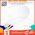 New HelloWorld Acrylic Color Palette Tranparent Thumb Hole Deign Clear Oil Painting Color Plate. 