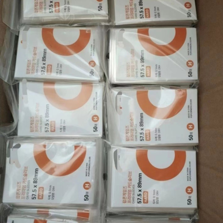 50pcs%20Korea%20Card%20Sleeves%20Clear%20Acid%20Free%20CPP%20HARD%203%20Inch%20Photocard%20Holographic%20Protector%20Film%20Album%20Binder%20-%20Image%202