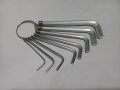 HEXAGON 8Pcs Set Screwdriver Hex Key Allen Wrench 8 Pcs Screw Driver Set 1.5mm 2.0mm 2.5mm 3.0mm 3.5mm 4.0mm 5.0mm 6.0mm Keyring Hand Bicycle Repair Tool Sets.