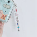 Sweet Jellyfish Tassel Phone Chain Star Pendant Keychain For Girls Y2K Aesthetic Mobile Phone Lanyard. 