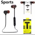 Sports Overfly Bluetooth Headphones Metal Magnetic Sports Headsets Stereo Music Earbuds Wireless Bluetooth Earphones For Mobile Phone - Bluetooth Earbud. 