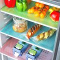 Refrigerator Mats EVA Shelf Liners Refrigerator Liners Can Be Cut Refrigerator Mats Pad Washable Fridge Mats Liners. 