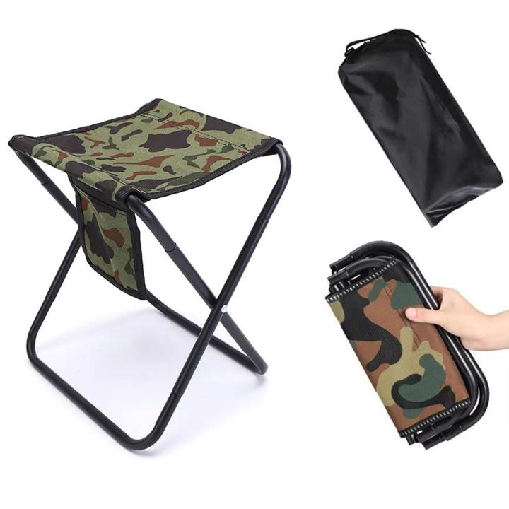 Foldable Fishing Chair Stool with Camoflauge