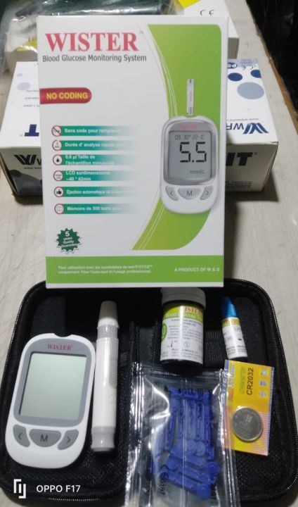 Wister Blood Glucose Monitor Diabetes Check Machine | Daraz.com.bd