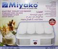 Miyako XJ-11101 Electric Doi Maker Automatic Yogurt Maker with 12 Glass Jar with Lid. 