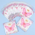 50Pcs Pink Butterfly Loot Bags Party Plastic Goodie Bags Boho Candy Gift Bag Birthday Wedding Party Decor Candy Boxes Party Supplies Loot Bags For Birthday Packaging Plastic Bag. 