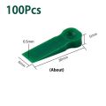 100pcs Plastic Tile Wedge Spacer Reusable Wall Tile Leveling Clip Positioning Clips Wall Flooring Tiling Tool Construction Tool. 
