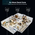DoomHot WiFi Repeat-er 300Mbps Wi-Fi Signal Amplifi-er 5G Wireless Range Extend-er 6 Antenna WiFi Signal Boost-er Network Routers Network Extend-er for AP Router Range. 