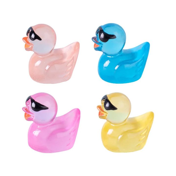 10/20/50PCS%20Mini%20Fluorescent%20Sunglasses%20Duck%20Ornament%20Miniature%20Figures%20Tiny%20Duck%20Resin%20Micro%20Landscape%20DIY%20Dollhouse%20Decoration%20-%20Image%205