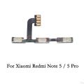 Power On Off Volume Side Button Key Flex Cable Replacement Parts For Xiaomi Redmi Note  5 / 5 Pro. 