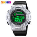 Skmei Waterproof LED Light Electronic Countdown Clock reloj hombre Digital movement Wristwatch For Mens Sport Watches 2110. 