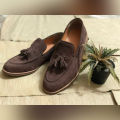 Tassel Suede Leather Loafer. 