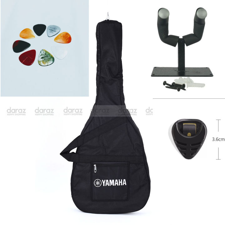 Acoustic guitar foam bag+1 wall hanger+1 Pick holder+8 pieces pick ...