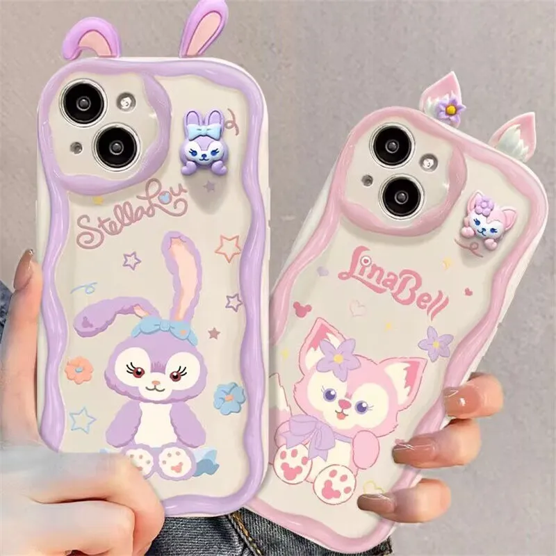 Custodia per iPhone 13 Pro, custodia per telefono 3D Kawaii