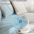 New Household Dual Use Kitchen Fan Small Fan USB Charging Home Dormitory Silent Big Wind Desktop Mini Portable Electric Fans. 