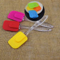 Plastic Handle Silicone Spatula 2 pics set.