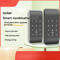 Electronic Lock Password Cabinet Lock Drawer Sauna Wireless Access Control Gym Storage Cabinet TTLOCK APP Upgraded Version( APP)-Black. 