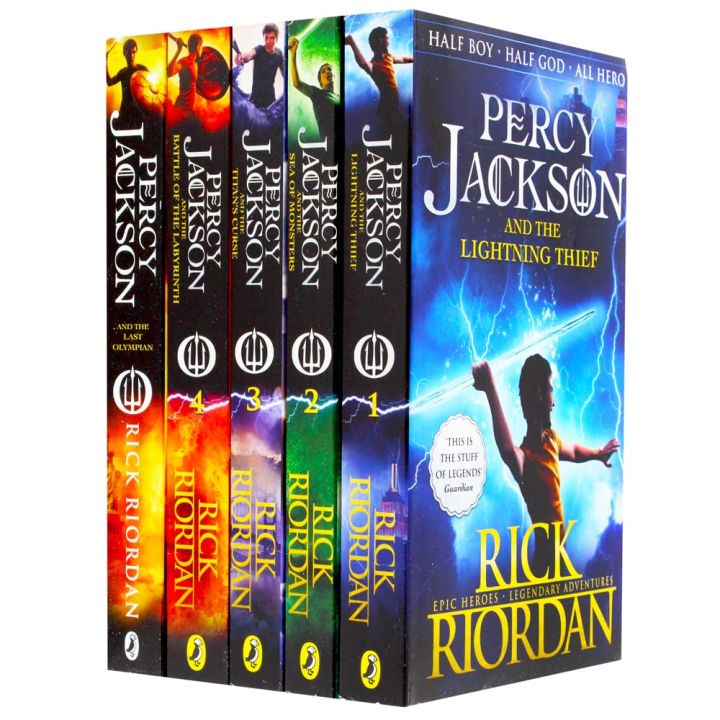 Percy Jackson and The Olympians Series 5 Books Collection Set