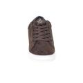 Chocolate Faux Leather Casual Shoes for Men. 