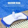 Swimming Pool Vacuum Head with Swivel Hose Connection and Clip Handle Pool Flexible Cleaning Brush Pool Surface Cleaning Tools Removes Debris Clean Corners. 