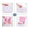 Portable Makeup Cosmetic Bag - Travel Makeup Storage Brush Bag Pouch. 