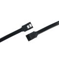 FAST SHIP! Black 45cm Sata3.0 Solid State Hard Disk Serial Data Cable Multi-Spec Flexible Sata Hard Disk Fast Transmission Cable. 