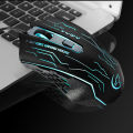 G820 Wired Gaming Mouse 7 Color Backlight 6 Button LED 3200 Optical DPI Computer Mouse Gamer Mouse.