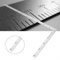 90 Degree Right Angle Finder Ruler Stainless Steel Easy-Read Measurement Square Layout Template Tool. 