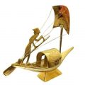 Pitoler showpiece boat 10"/brass made.