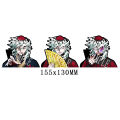 Douma Motion Sticker Anime Demon Slayer Lenticular Waterproof Decals for Cars,Laptop,Refrigerator,Wall,Etc. Gift. 