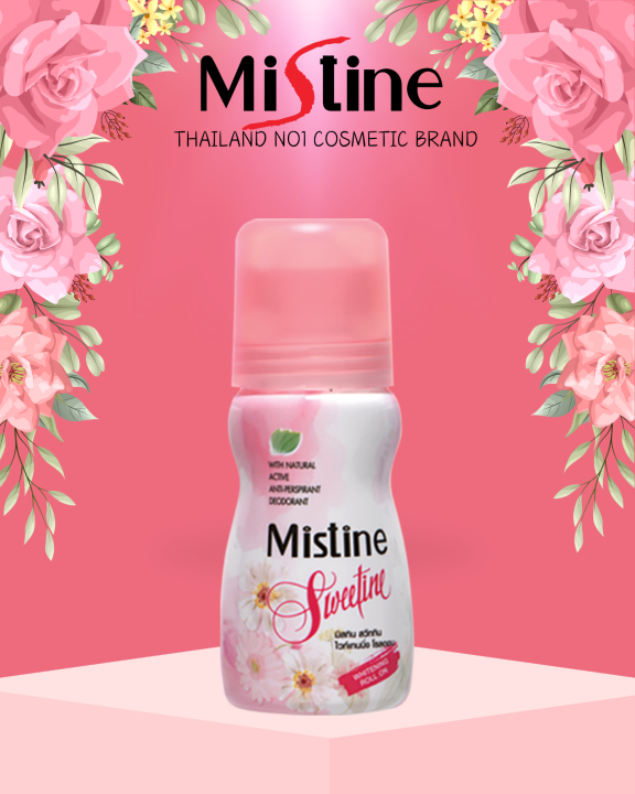 Mistine Sweetine Whitening Roll on 35 Ml Skin Care Beauty Product