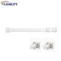 Easy Install Curtain Rod Easy Install Self Adhesive Telescopic Curtain Rod for Bedroom Kitchen Anti-slip Anti-rust Holders No Drilling Needed Fade-proof Curtain Rod. 