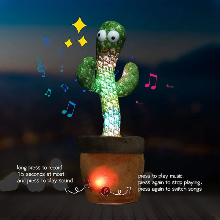 Dancing%20Cactus%20Talking%20Cactus%20Baby%20Toys%20Sing%20120pcs%20Music%20Songs%20Recording%20USB%20Charger%20Repeats%20What%20You%20say%20Presents%20for%20Kids%20-%20Image%203