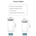 Kitchen Accessories Storage Box Sealed Bottles Plastic Storage Container Spice Food Canister Keep Fresh Jars For Bulk Cereals. 